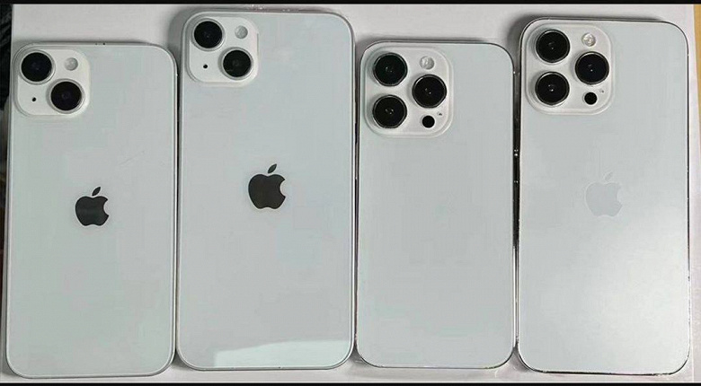 iPhone 14, iPhone 14 Pro, iPhone 14 Max и iPhone 14 Pro Max во всей красе: живые фото и видео макетов